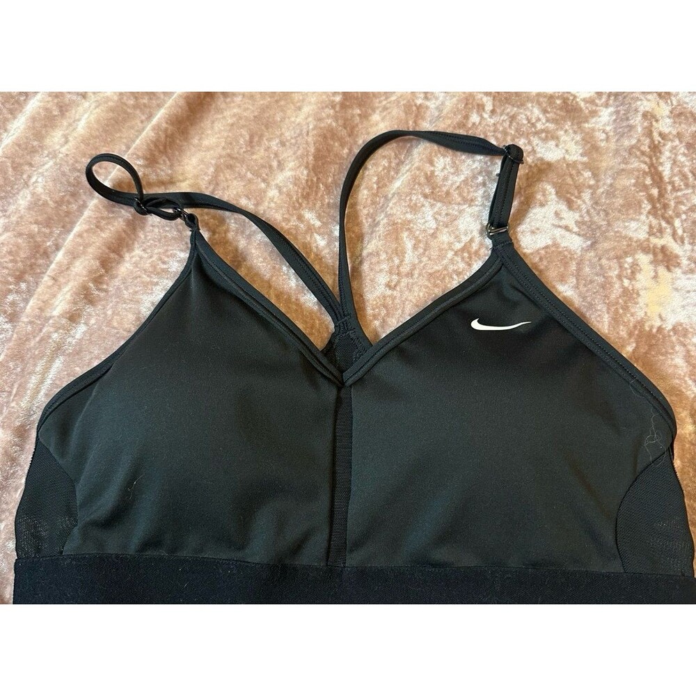 Nike black sports bra